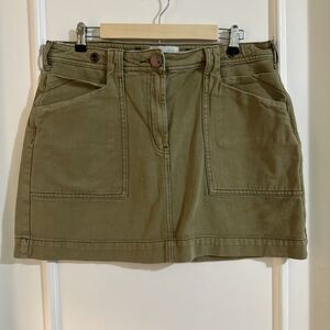 One Teaspoon Size 31 Olive Mini Skirt Women’s Cargo Pockets